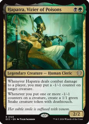 Hapatra, Vizier of Poisons (123) - Commander: Lorwyn Eclipsed