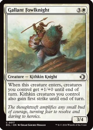 Gallant Fowlknight (017) Foil - Lorwyn Eclipsed