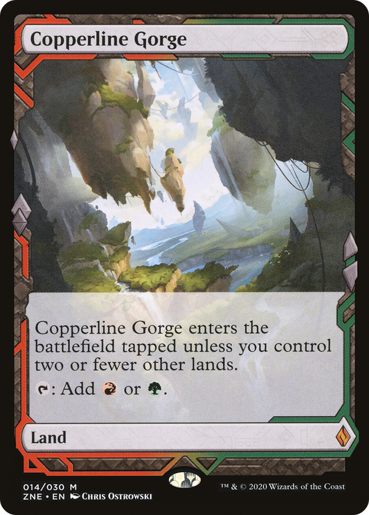 Copperline Gorge (Expeditions) [Zendikar Rising Expeditions] Foil