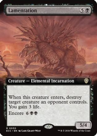 Lamentation (Extended Art) (030) - Commander: Lorwyn Eclipsed