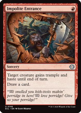 Impolite Entrance (146) - Lorwyn Eclipsed