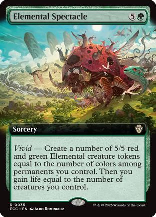 Elemental Spectacle (Extended Art) (035) - Commander: Lorwyn Eclipsed