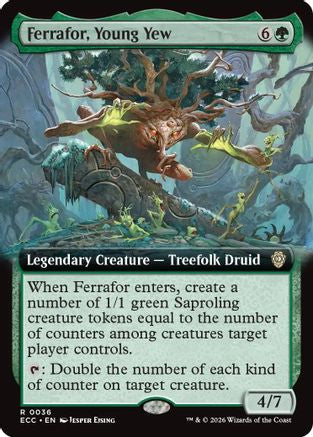 Ferrafor, Young Yew (Extended Art) (036) - Commander: Lorwyn Eclipsed