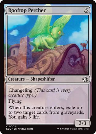 Rooftop Percher (002) Foil - Lorwyn Eclipsed
