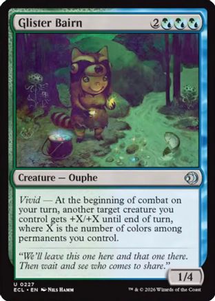 Glister Bairn (227) Foil - Lorwyn Eclipsed
