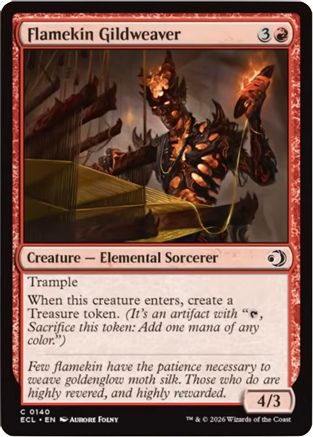 Flamekin Gildweaver (140) Foil - Lorwyn Eclipsed
