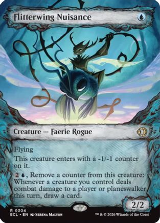Flitterwing Nuisance (Showcase) (304) Foil - Lorwyn Eclipsed