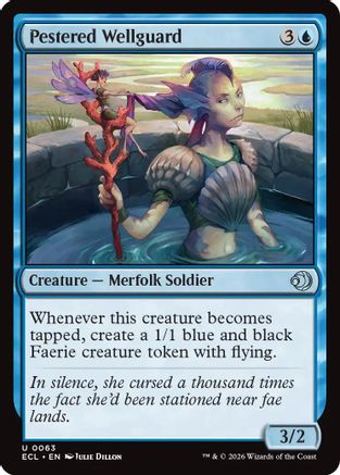Pestered Wellguard (063) Foil - Lorwyn Eclipsed