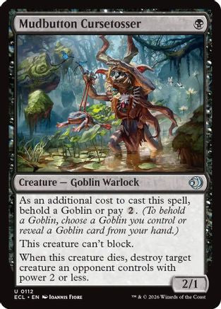 Mudbutton Cursetosser (112) Foil - Lorwyn Eclipsed