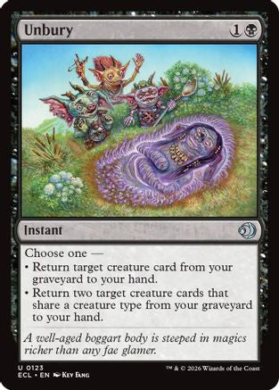 Unbury (123) Foil - Lorwyn Eclipsed