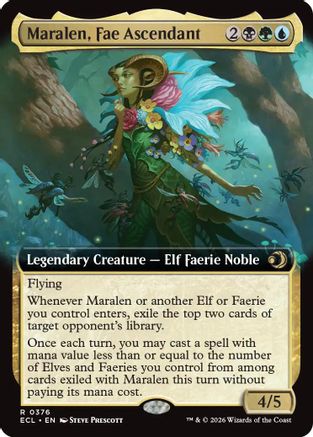 Maralen, Fae Ascendant (Extended Art) (376) - Lorwyn Eclipsed