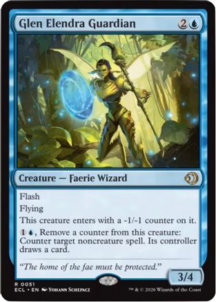 Glen Elendra Guardian (051) Foil - Lorwyn Eclipsed