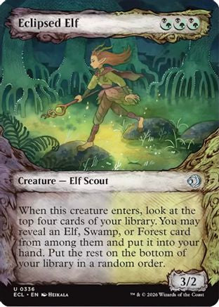 Eclipsed Elf (Showcase) (336) - Lorwyn Eclipsed