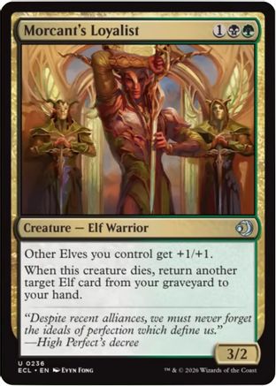 Morcant's Loyalist (236) Foil - Lorwyn Eclipsed