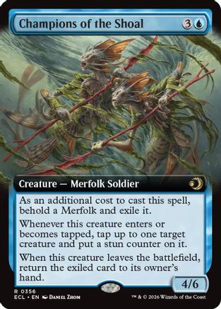 Champions of the Shoal (Extended Art) (356) - Lorwyn Eclipsed