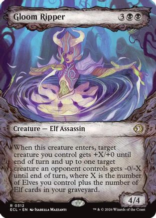Gloom Ripper (Showcase) (312) Foil - Lorwyn Eclipsed