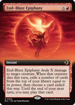 End-Blaze Epiphany (Extended Art) (364) - Lorwyn Eclipsed
