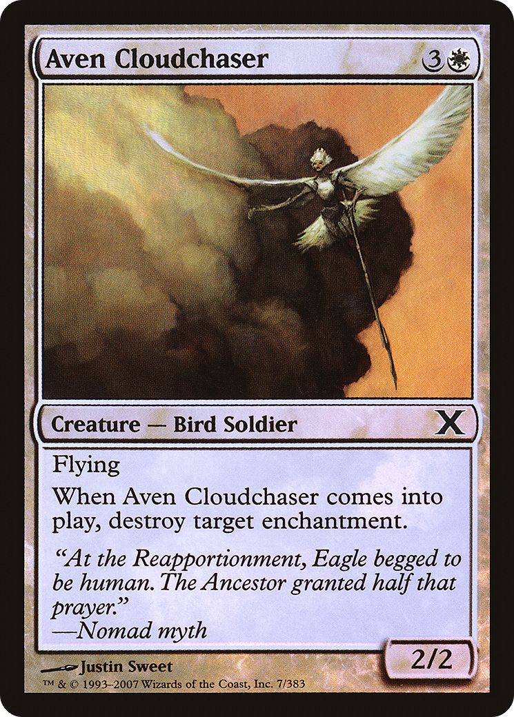 Aven Cloudchaser (07) Foil - Tenth Edition