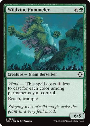 Wildvine Pummeler (203) Foil - Lorwyn Eclipsed