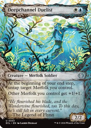 Deepchannel Duelist (Showcase) (333) Foil - Lorwyn Eclipsed