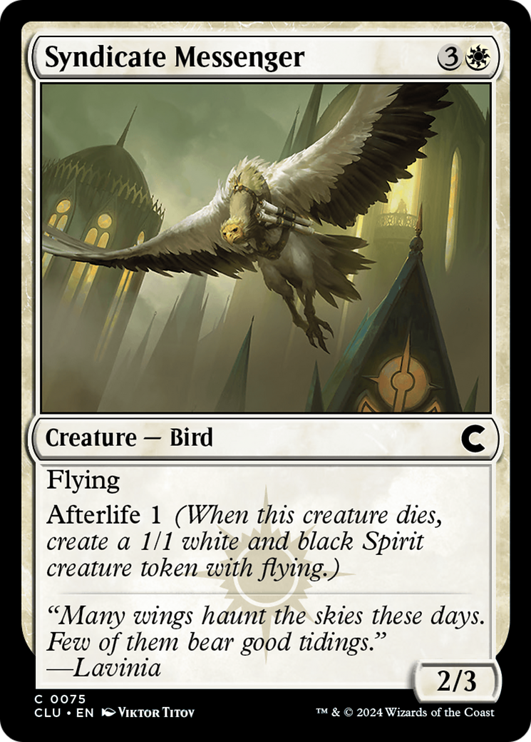 Syndicate Messenger (075) - Ravnica: Clue Edition