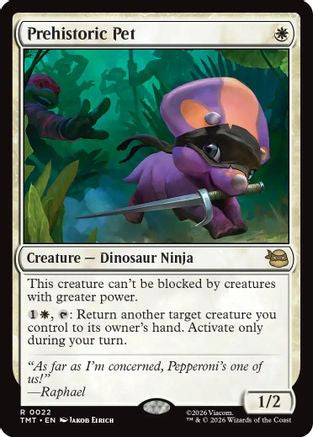 Prehistoric Pet (022) Foil - Teenage Mutant Ninja Turtles