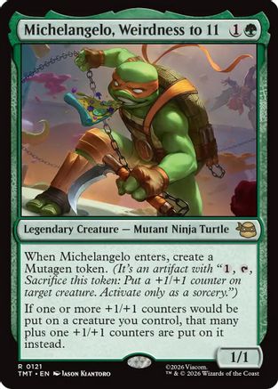 Michelangelo, Weirdness to 11 (121) - Teenage Mutant Ninja Turtles