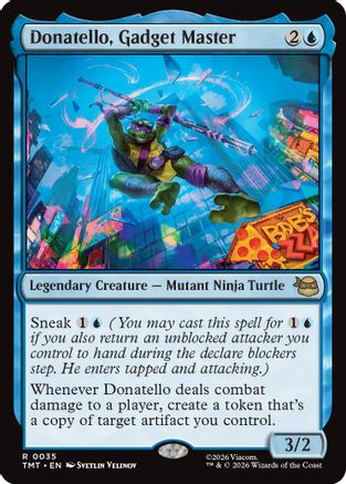 Donatello, Gadget Master (035) Foil - Teenage Mutant Ninja Turtles