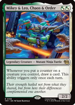 Mikey & Leo, Chaos & Order (158) - Teenage Mutant Ninja Turtles