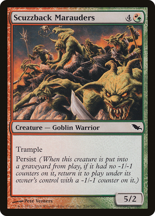 Scuzzback Marauders [Shadowmoor] Foil