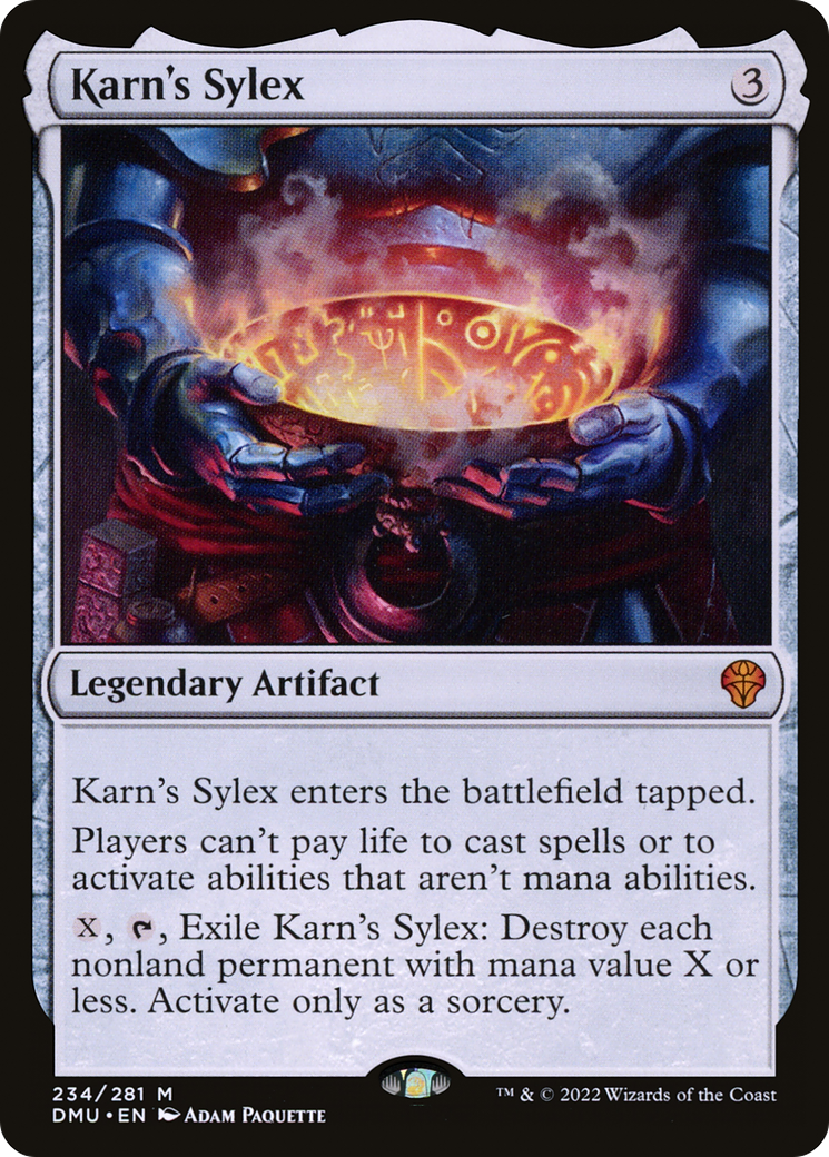 Karn's Sylex [Dominaria United] Foil
