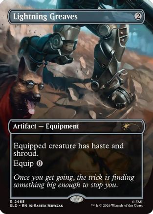 Lightning Greaves (2465) Foil - Secret Lair Drop Series