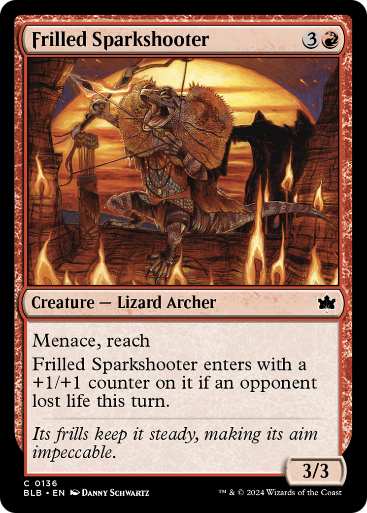 Frilled Sparkshooter [Bloomburrow] Foil