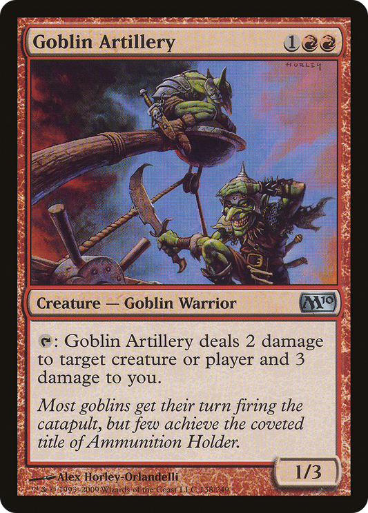 Goblin Artillery [Magic 2010] Foil