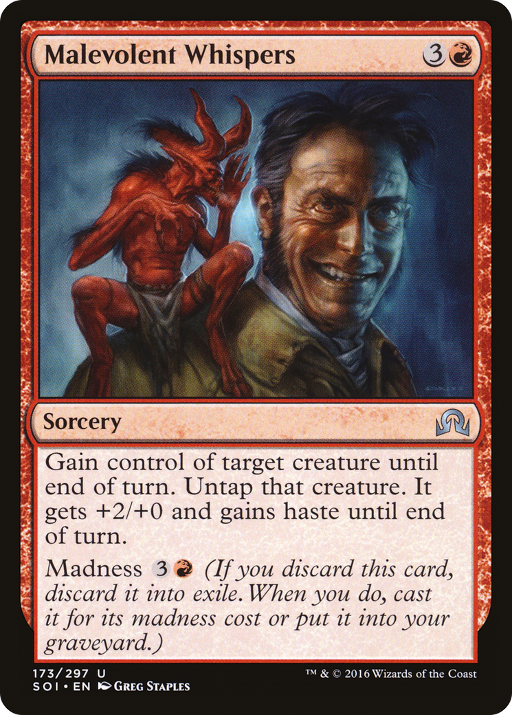 Malevolent Whispers (173) Foil - Shadows over Innistrad