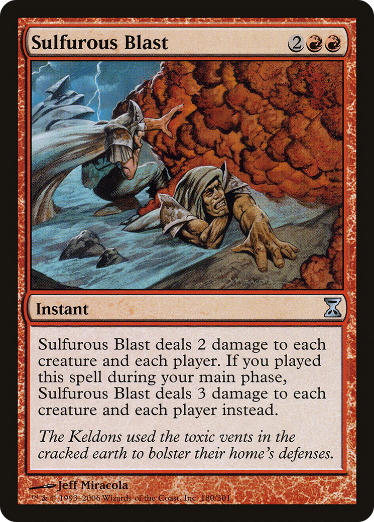Sulfurous Blast (180) Foil - Time Spiral