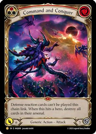 Command and Conquer (ANQ009) Rainbow Foil - Compendium of Rathe: Antiquity Pack