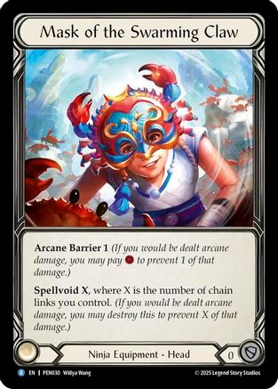 Mask of the Swarming Claw (PEN030) Cold Foil - Compendium of Rathe