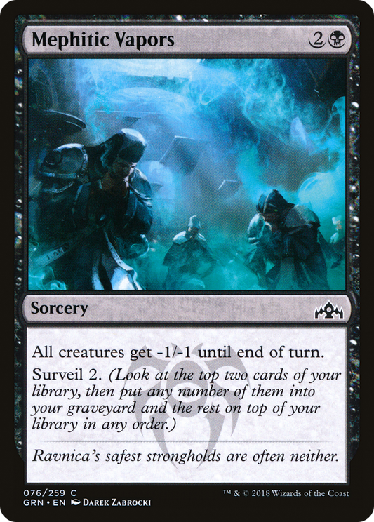 Mephitic Vapors [Guilds of Ravnica] Foil