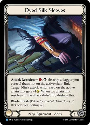 Dyed Silk Sleeves (PEN032) Cold Foil - Compendium of Rathe