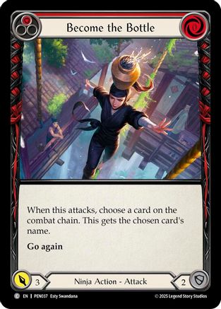 Become The Bottle (Red) (PEN037) - Compendium of Rathe