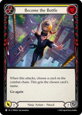 Become The Bottle (Yellow) (PEN038) Rainbow Foil - Compendium of Rathe