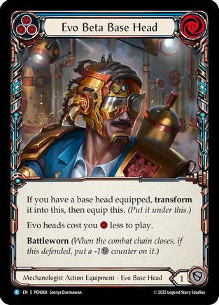 Evo Beta Base Head (Blue) (PEN068) - Compendium of Rathe