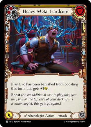 Heavy Metal Hardcore (Yellow) (PEN073) Rainbow Foil - Compendium of Rathe