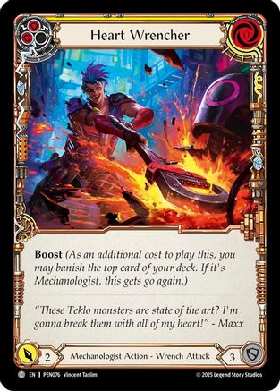 Heart Wrencher (Yellow) (PEN076) - Compendium of Rathe