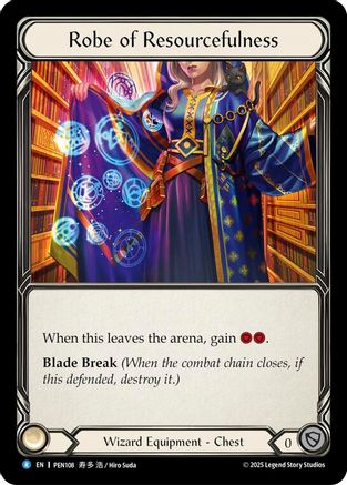 Robe Of Resourcefulness (PEN108) - Compendium of Rathe