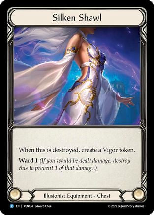 Silken Shawl (PEN124) Cold Foil - Compendium of Rathe