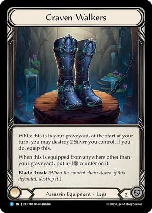 Graven Walkers (PEN140) Cold Foil - Compendium of Rathe