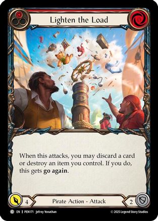 Lighten The Load (Red) (PEN171) Rainbow Foil - Compendium of Rathe