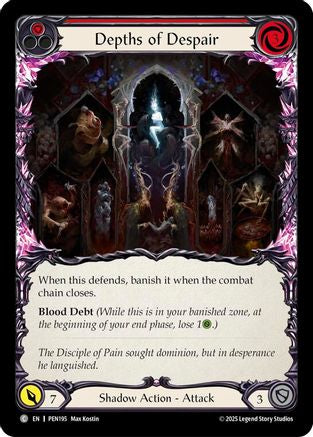 Depths Of Despair (Red) (PEN195) Rainbow Foil - Compendium of Rathe